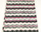 Pink Black Cream Chevron Light Weight Challis Woven Fabric 40 Inches in Length